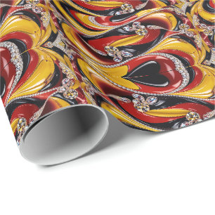 Spezialgeschenkpapier mit belgischen Farben Geschenkpapier