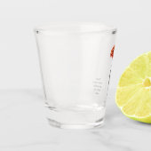 Spezialglas Blume Geburt Trommel Schnapsglas (Links)