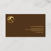 Spezialhandy für Holztextur Visitenkarte (Rückseite)