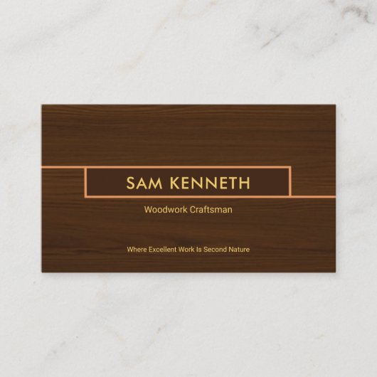 Spezialhandy für Holztextur Visitenkarte (Vorderseite)