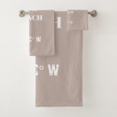 Spezialisieren Sie die Koordinaten unserer Ranch Badhandtuch Set (Insitu)