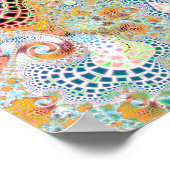 Spezialisierte Dreamtime-Variation 3 (12 von 12) Poster (Ecke)