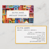 Spezialisierte Kinderbetreuung Kinderbetreuung Kin Visitenkarte (Vorne/Hinten)