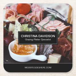 Spezialisierte Visitenkarte für Weideplatter Rechteckiger Pappuntersetzer