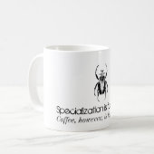 Spezialisierung ist für Insekten Tasse (Vorderseite Links)