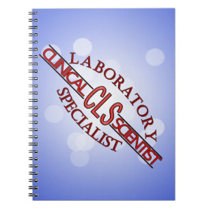 SPEZIALIST CLS LOGO KLINISCHER LABORWISSENSCHAFTLE NOTIZBLOCK