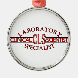 SPEZIALIST CLS LOGO KLINISCHER LABORWISSENSCHAFTLE ORNAMENT AUS METALL