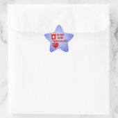 SPEZIALIST DER BLUTBANK Stern-Aufkleber (Tasche)