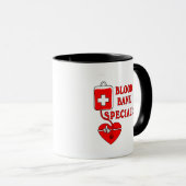 SPEZIALIST DER BLUTBANK TASSE (VorderseiteRechts)
