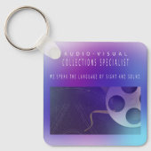 Spezialist für Audio-Visuell- und Multimedia-Samml Schlüsselanhänger (Vorderseite)