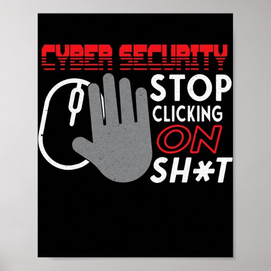 Spezialist für Cyber-Sicherheit im Bereich Spam-We Poster (Vorne)