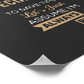 Spezialist für Cybersicherheit Poster (Ecke)