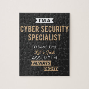 Spezialist für Cybersicherheit Puzzle