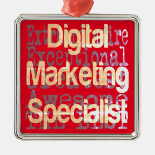 Spezialist für digitales Marketing Ornament Aus Metall