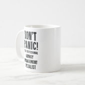 Spezialist für Flugmanagement Kaffeetasse (Vorderseite Links)