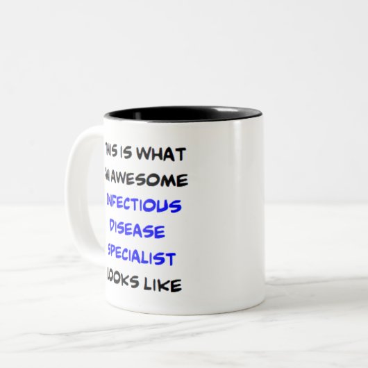 Spezialist für Infektionskrankheiten, phantastisch Zweifarbige Tasse (Vorderseite Links)