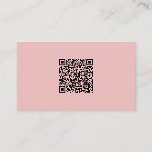 Spezialist für Kinderbetreuung - Foto QR-Code Visitenkarte (Rückseite)