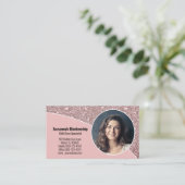 Spezialist für Kinderbetreuung - Foto QR-Code Visitenkarte (Stehend Vorderseite)