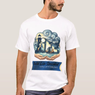 Spezialist für Kinderleben Leitendes Licht Heilend T-Shirt