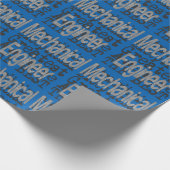 Spezialist für Maschinenbau Geschenkpapier (Ecke)