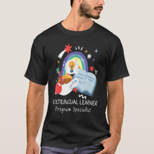 Spezialist für mehrsprachiges Lernprogramm Rainbow T-Shirt