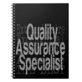 Spezialist für Qualitätssicherung Notizblock (Vorderseite)