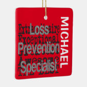 Spezialist für Schadensverhütung CUSTOM Keramikornament (Rechts)