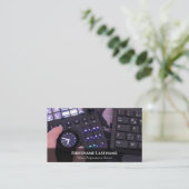 Spezialist für visuelle Effekte in der Digitaltech Visitenkarte (Stehend Vorderseite)