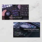 Spezialist für visuelle Effekte in der Digitaltech Visitenkarte (Vorne/Hinten)