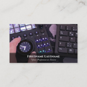 Spezialist für visuelle Effekte in der Digitaltech Visitenkarte