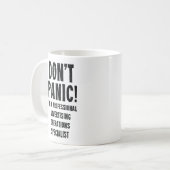 Spezialist für Werbemaßnahmen Kaffeetasse (Vorderseite Links)