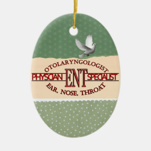SPEZIALIST HNOhals-, nasen-, ohrenheilkunde Keramik Ornament