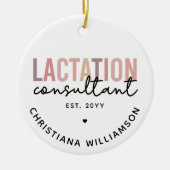 Spezialist IBCLC Keramik Ornament (Vorne)