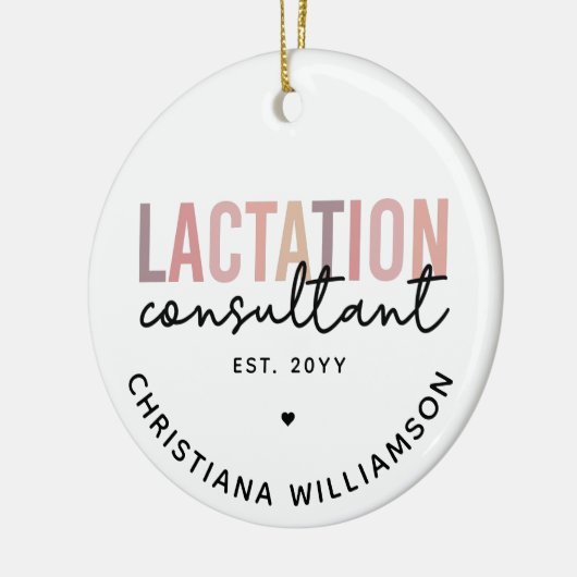 Spezialist IBCLC Keramik Ornament (Links)