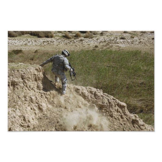 Spezialist steigt nach unten fotodruck (Vorne)