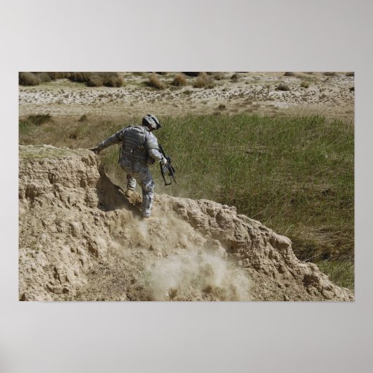 Spezialist steigt nach unten poster (Vorne)