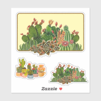 Spezialität Cacti Aufkleber