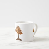 Spezialität Espresso Tasse - Baum des Lebensdesign (Vorderseite Rechts)