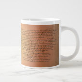 Spezialitäten-Tasse des Psalm-91 Jumbo-Tasse (Rechts)