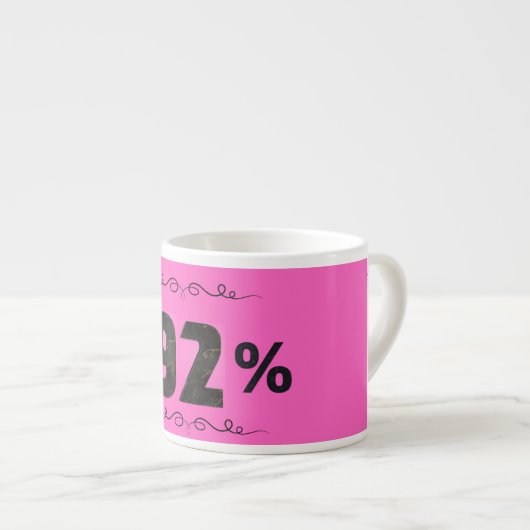 Spezialkaffee Tasse 92% (Vorderseite Rechts)