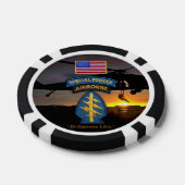 Spezialkräfte Grünbären sf sfg Veteranen Pokerchips (Einzeln)