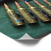 Spezialkräfte Grüne Berberveteranen-Patch drucken Poster (Ecke)