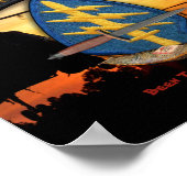 Spezialkräfte Grüne Berets sf lrp lrps reck Poster (Ecke)