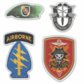Spezialkräfte MACVSOG SOG Grüne Berets Kontakt Aufkleber (Vorderseite)
