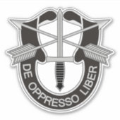 Spezialkräfte SF De Oppresso Liber Aufkleber (Vorderseite)