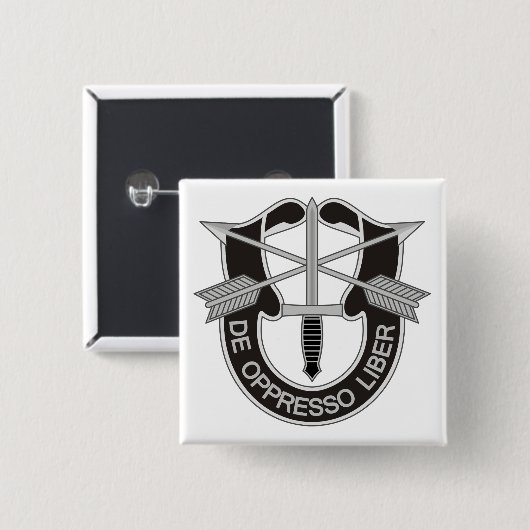 Spezialkräfte SF De Oppresso Liber Button (Vorne & Hinten)
