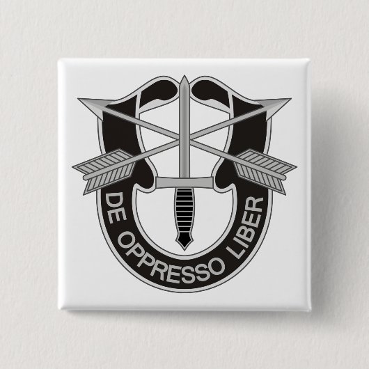 Spezialkräfte SF De Oppresso Liber Button (Vorderseite)