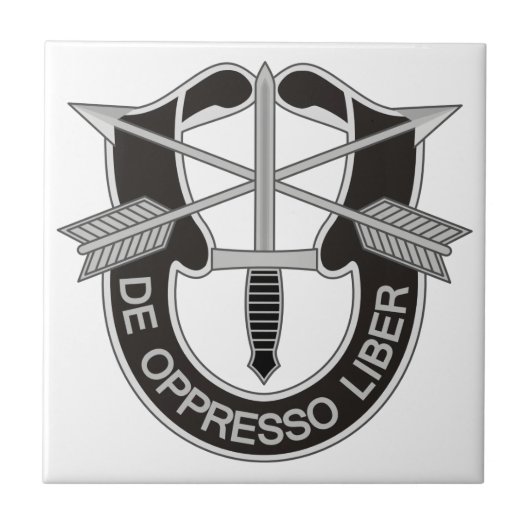 Spezialkräfte SF De Oppresso Liber Fliese (Vorderseite)