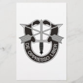 Spezialkräfte SF De Oppresso Liber Flyer (Vorne)