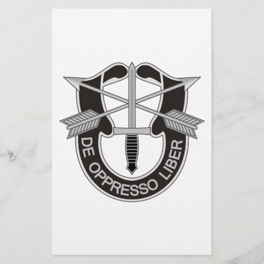 Spezialkräfte SF De Oppresso Liber Flyer (Vorne)
